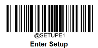 Código de barras Enter Setup